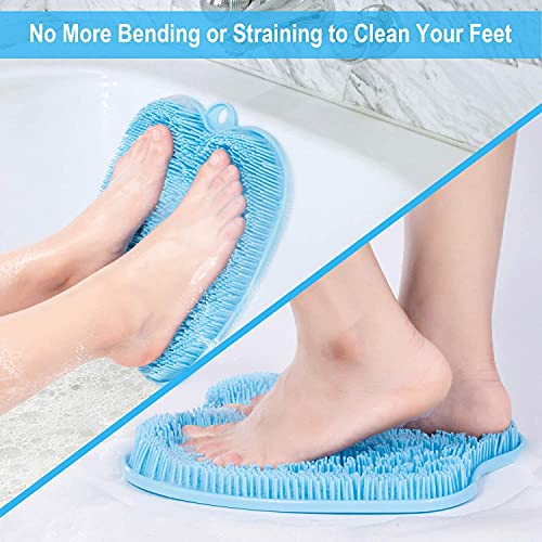 AZOD-Shower-Foot-Scrubber-Massager-CleanerWash-Foot-Bath-Massage-Cushion-Bathroom-Suction-Cup-Silicone-Non-Slip-Massage-Pad-Improves-Foot-Circulation-Reduce-Foot-Pain