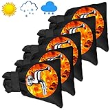 5PCS Winter Insulated Faucet Cover-8.66 'H x 7'W Hose Outdoor Cover Socks,Anti-Freeze Faucet...