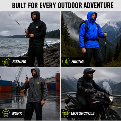 TIDEWE Lightweight Rain Gear Set