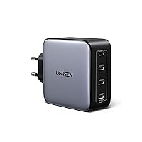 UGREEN Nexode Caricatore 100W USB C con 4 Porte USB-C, Alimentatore GaN Multiplo Supporta