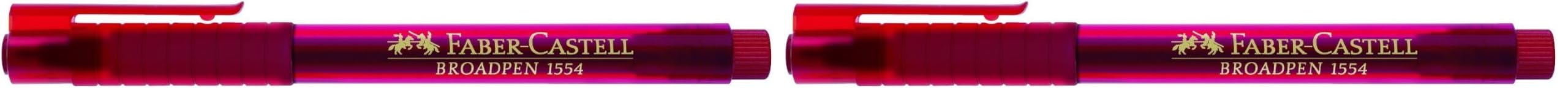 Faber-Castell 155421 Rosso penna tecnica (Confezione da 2)