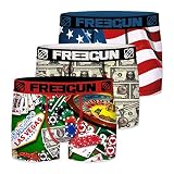 FREEGUN Herren Boxer FG/1/BM/PK3 Unterwäsche, A14b, XL (3er Pack)