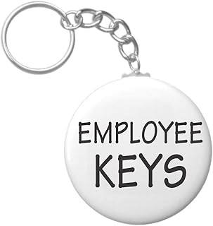 Employee Keys 2.25" Keychain - Work Office