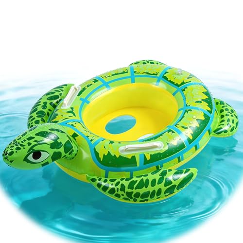 Enfant Bouée de Natation, Bouée Piscine Gonflable pour Enfants, Anneau de Piscine Gonflable pour bébé - Jouet de Piscine pour Enfants et Tout-Petits(Tortue...