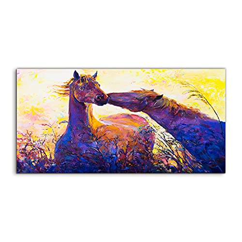Art Murale Acryl Horse 120x60cm Tableau Image Acrylique Salon