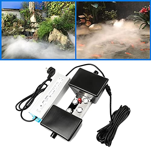 H HILABEE Ultrasone Mist Maker Fogger 4 Head Waterproof Power Luchtbevochtiger Mist Maker voor Tuinieren Hydrocultuur - Afbeelding 7