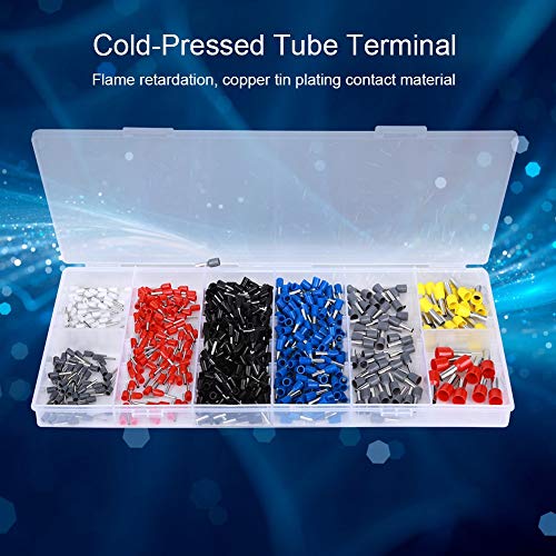 Terminal de tubo, terminal de conector de fio de alta frequência, vários tamanhos Resistência ao fog