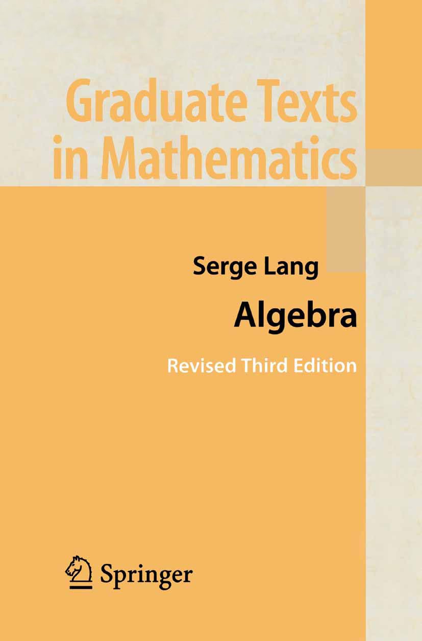 Algebra (Volume 1 + Volume 2)