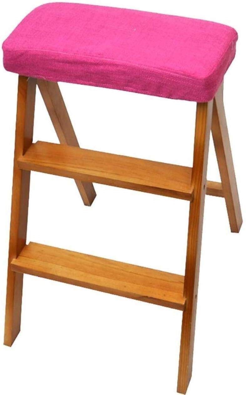 CZ-SQG 2 Step Ladder Safety Non Slip Mat Heavy Duty Folding Portable Kitchen Stool Home Garden Tool DIY