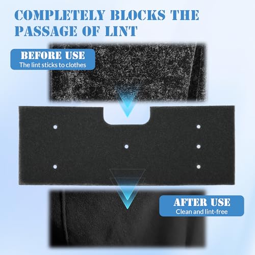 awagas 6 Pack WH01X35719 Lint Filter for GE Profile Washer Dryer Combo, Hand Washable & Reusable Foam Filter Replacement, Compatible with PFQ97HSPVDS Models, Premium 15 x 5.9 in Dryer Vent Accessories