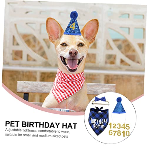 PATKAW 1 Conjunto De Itens De Aniversário De Gato Coleiras Para Cães Pequenos Colarinho De Gato Pequ