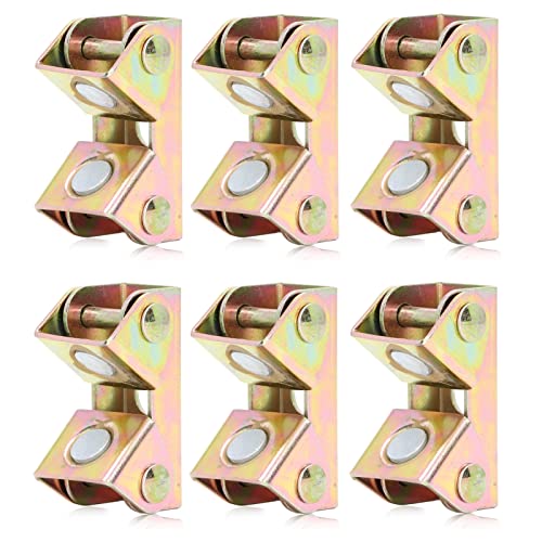 6 piezas Soldadura Clamp, Magnetic V Magnetice Kit de juego de herramientas ajustables de acero inoxidable para soldadura y posicionamiento