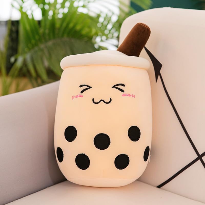 Niedliche Milchtee-Figuren PlüSchtier, Boba Tea Kuscheltier Stofftier, Geschenk FüR Kinder (70cm,Rosa-B)