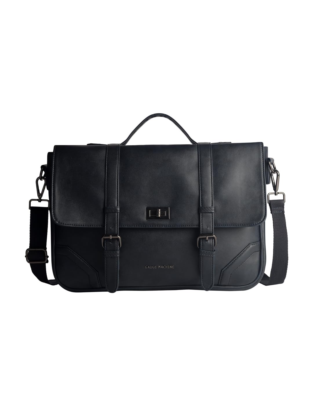 Gauge Machine 15" Blue Laptop Messenger Bag with Detachable Strap (GMLPB052304NAV) (B0CJFL5KDX) Amazon Price History, Amazon Price Tracker