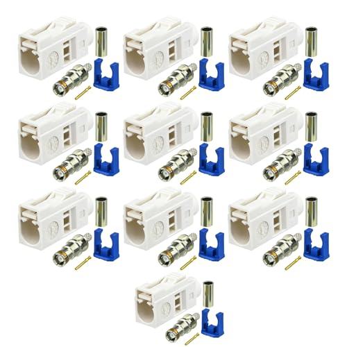 Fakra B femelle blanc connecteur de câble coaxial RG316 et RG174