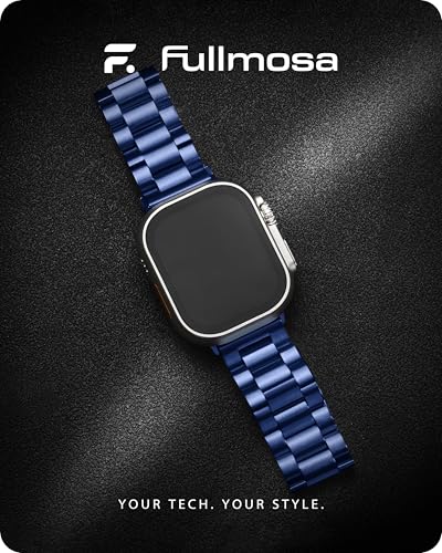 Image of Fullmosa Metal Band with Case for Apple Watch 49mm Ultra 3 2 1
