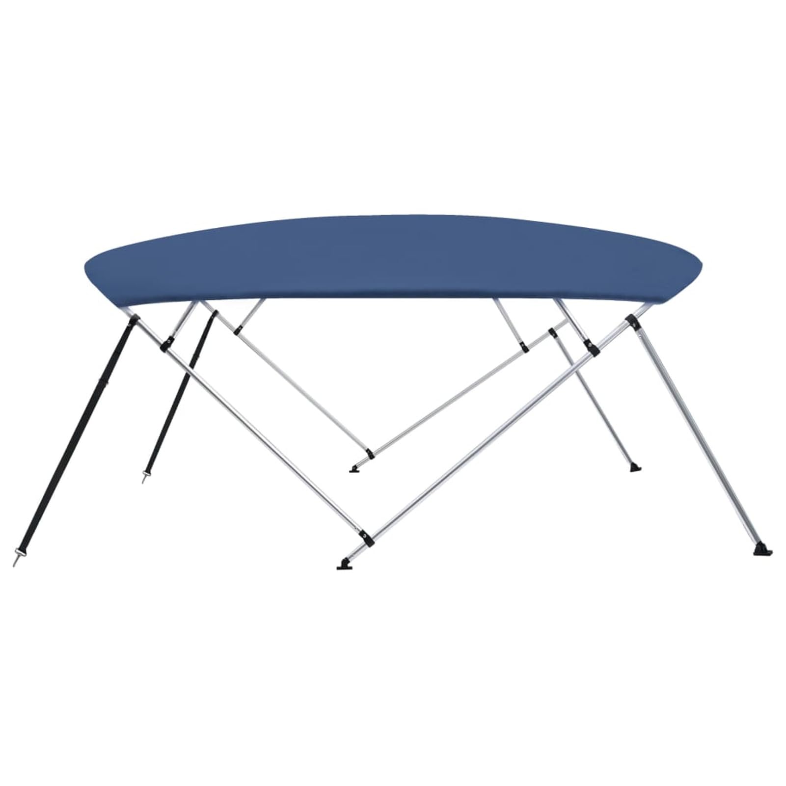 Gecheer 4-Bow Bimini Top Bootsverdeck Boot Verdeck Sonnendach Sonnenverdeck Sonnensegel Sonnenschutz Marineblau 243x(230-244) x137 cm