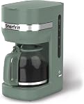 Starfrit Machine à café de 10 tasses – Fonction de maintien au chaud – Panier de filtre réutilisable – Facile à nettoyer – 900W – Noir