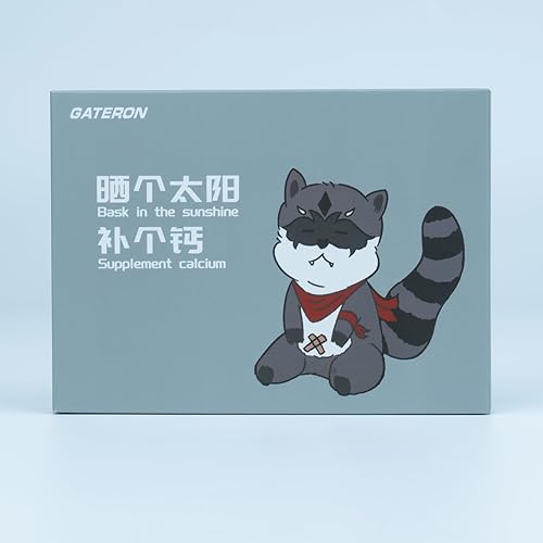 Miniatura 4 de GATERON Baby Racoon 2.0 Interruptores de teclado, LED RGB lineal, vástago alargador de 5 pines, prelubricado de fábrica, 55gf 0.787 in,