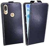 cofi1453® Flip Hülle kompatibel mit WIKO View 2 PRO Handy Tasche vertikal aufklappbar Schutzhülle Klapp Hülle Schwarz