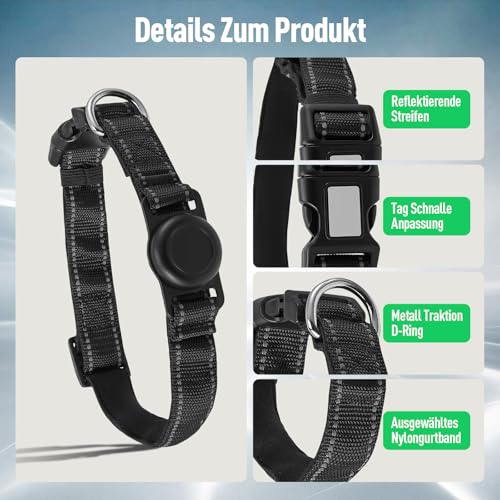 Hunde Tracker, Haustier Tracker Mit Hundehalsband Tracker Halter, Mini Tracker Ohne ABO für Hunde, Tracking Standort von Haustieren