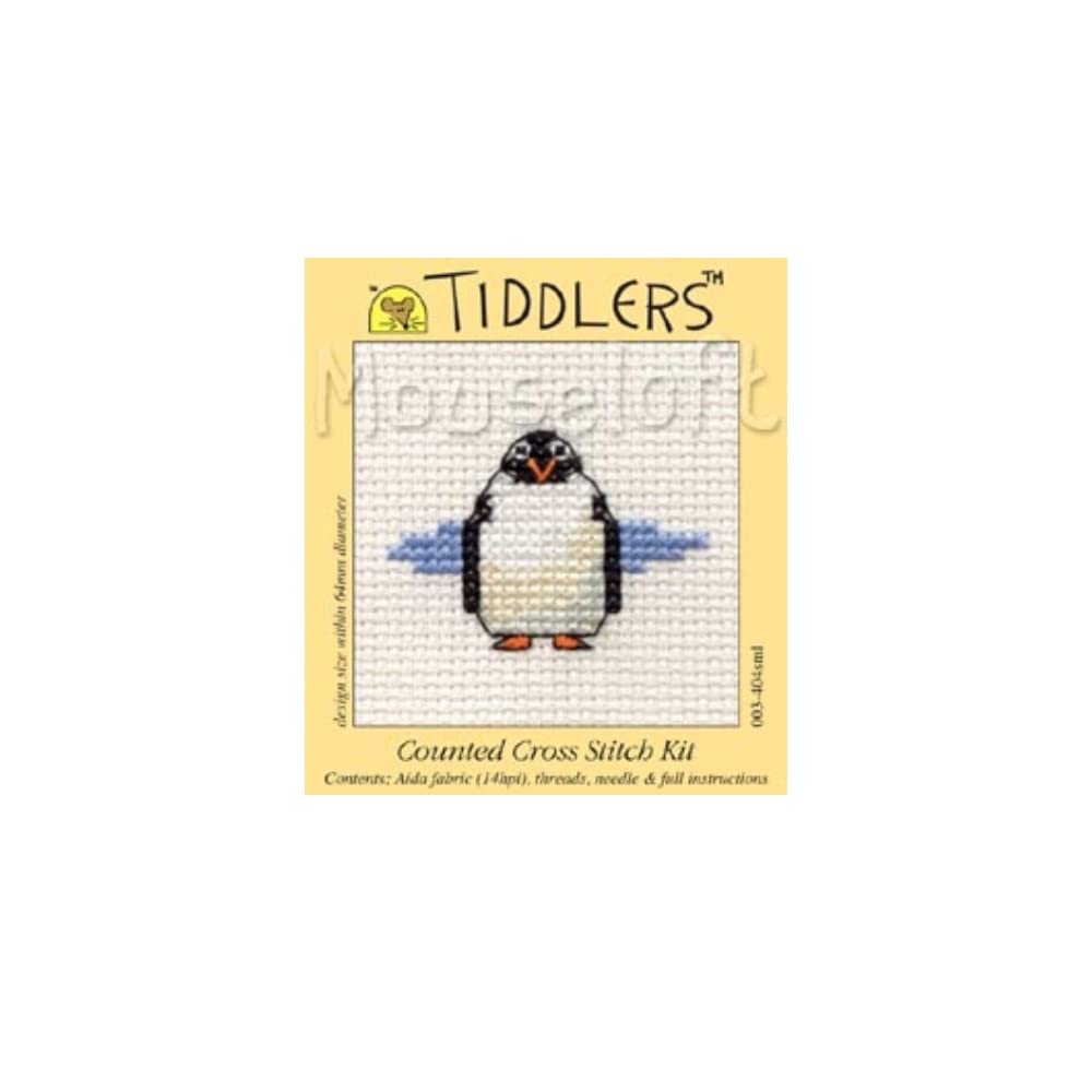 Mouseloft Cross Stitch Tiddler Range Penquin