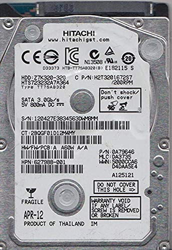 Amazon | ITSL 純正OEM ヒタチ HTS723232A7A364 320GB 2.5インチ