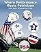 Fitense Golf Head Covers, 3 Pack Golf Club Head Covers USA Stars and Stripes, Velour Lined for Extra Club Protection, Designed to Fit All Woods and Drivers Velour Lined (1,3,X)