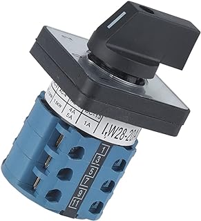 GUMMMY Selector Rotary Switch 5-20A 220V Universal Changeover Switch 3 Position 3 Knots Electric Motor reversing Switch 1PCS