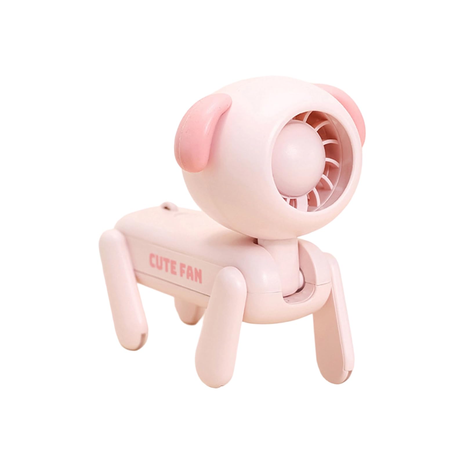 kokdid Handheld Fan Creative Puppy Outdoor Air Blower Rechargeable 3 Speed Air Blower Cooling for Travel Lightweight