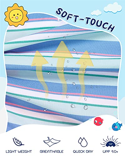 Image of SURF CUZ Boys Swim Trunks with Boxer Brief Liner Toddler Boy Stretch Swimsuit Shorts Quick Dry Swimming Trunks Bathing Suit