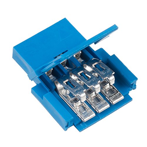 Cubierta para conector de 3 posiciones Amphenol FCI con aislamiento hembra seguro