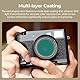 SMALLRIG Magnetischer UV-Filter für FUJIFILM X Half Kamera, optisches Glasobjektiv, Leichter Aluminiumrahmen, 99% Lichtdurchlässigkeit (Schwarz) – 5214