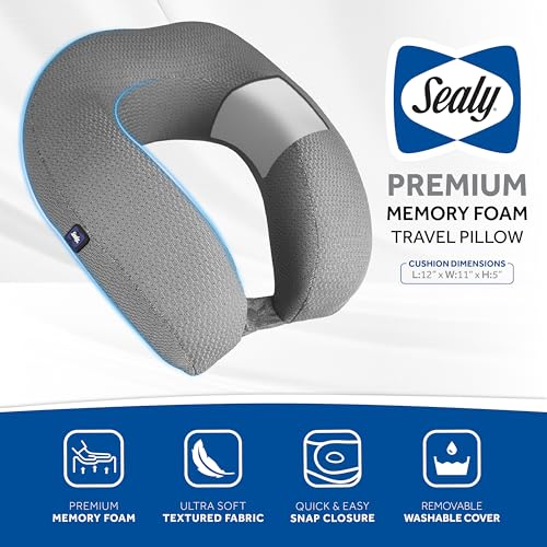 Almohada cervical de espuma viscoelástica para viaje miniatura 5