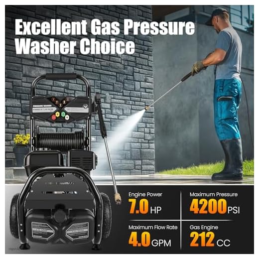 4200PSI Professional Gas Pressure Washer