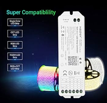 MiBoxer WiFi Smart Multi Zone RGB Controller With Touch Remote Amps