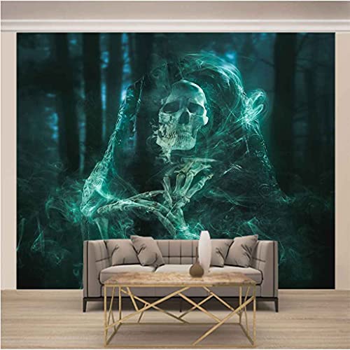 Poster mural canevas crâne abstrait 3D décor de qualité HD - 3