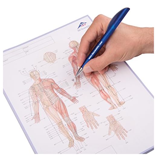 3B Scientific 1017883 Bloc de notas meridiano de acupuntura, inglés