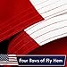 G128 Combo Pack: USA American Flag 3x5 Ft 75D Printed Stars & Brazil (Brazilian) Flag 3x5 Ft 75D Printed