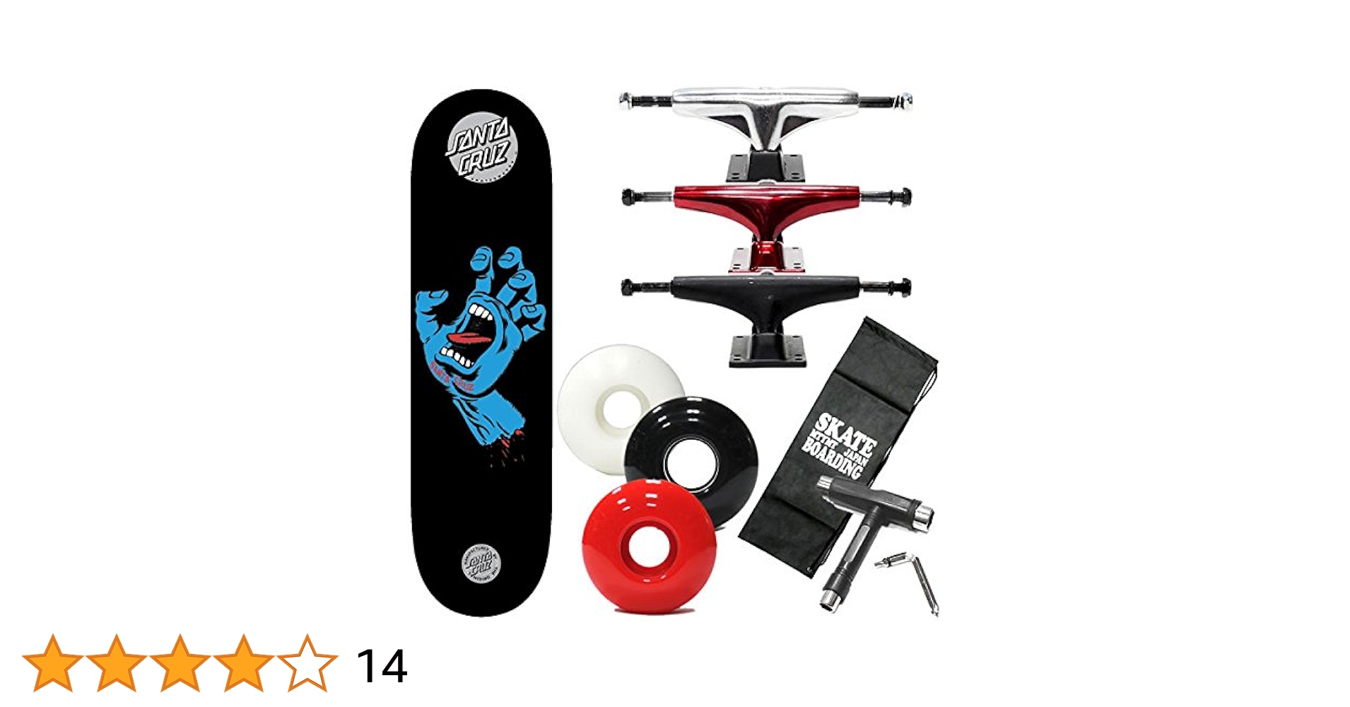 スケートボード　サンタクルーズ　コンプリート　デッキ　トラック　ウィール SANTA CRUZ サンタクルーズ スケボー コンプリート SC GROUP