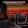 Redragon M921 Alámbrico RGB MMO 12400 DPI Teclas Reasignables | Conexión Estable Sin Retardo, Seguimiento Suave y Preciso, Macros Personalizados, Retroiluminación Vibrante, Cómodo Agarre Ergonómico 8