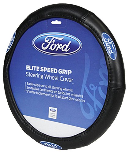 Plasticolor 006725R01 Ford Elite Premium Logo Steering Wheel Cover