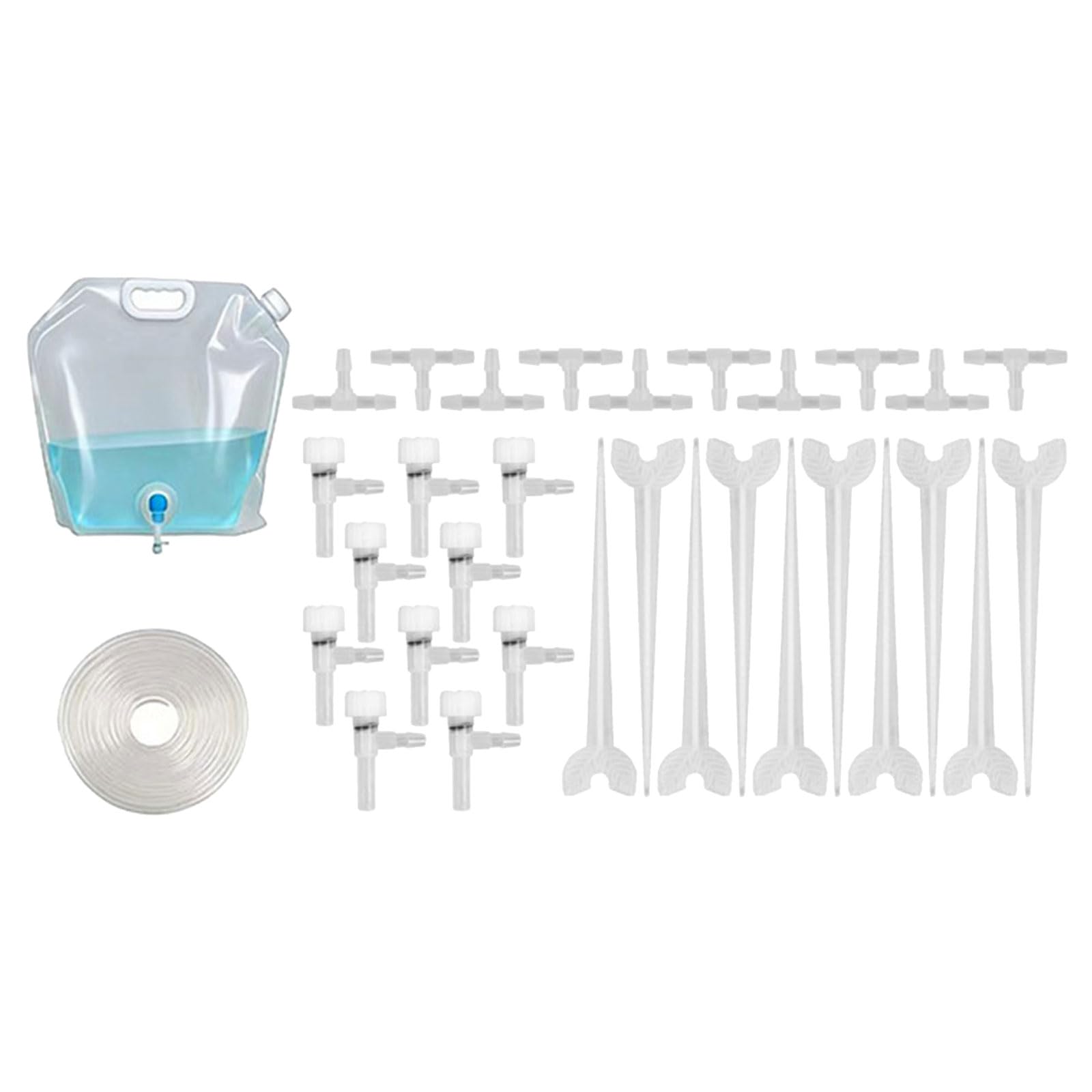 Riego eficaz de patio con contenedor de 10 litros portátil y controlador manual