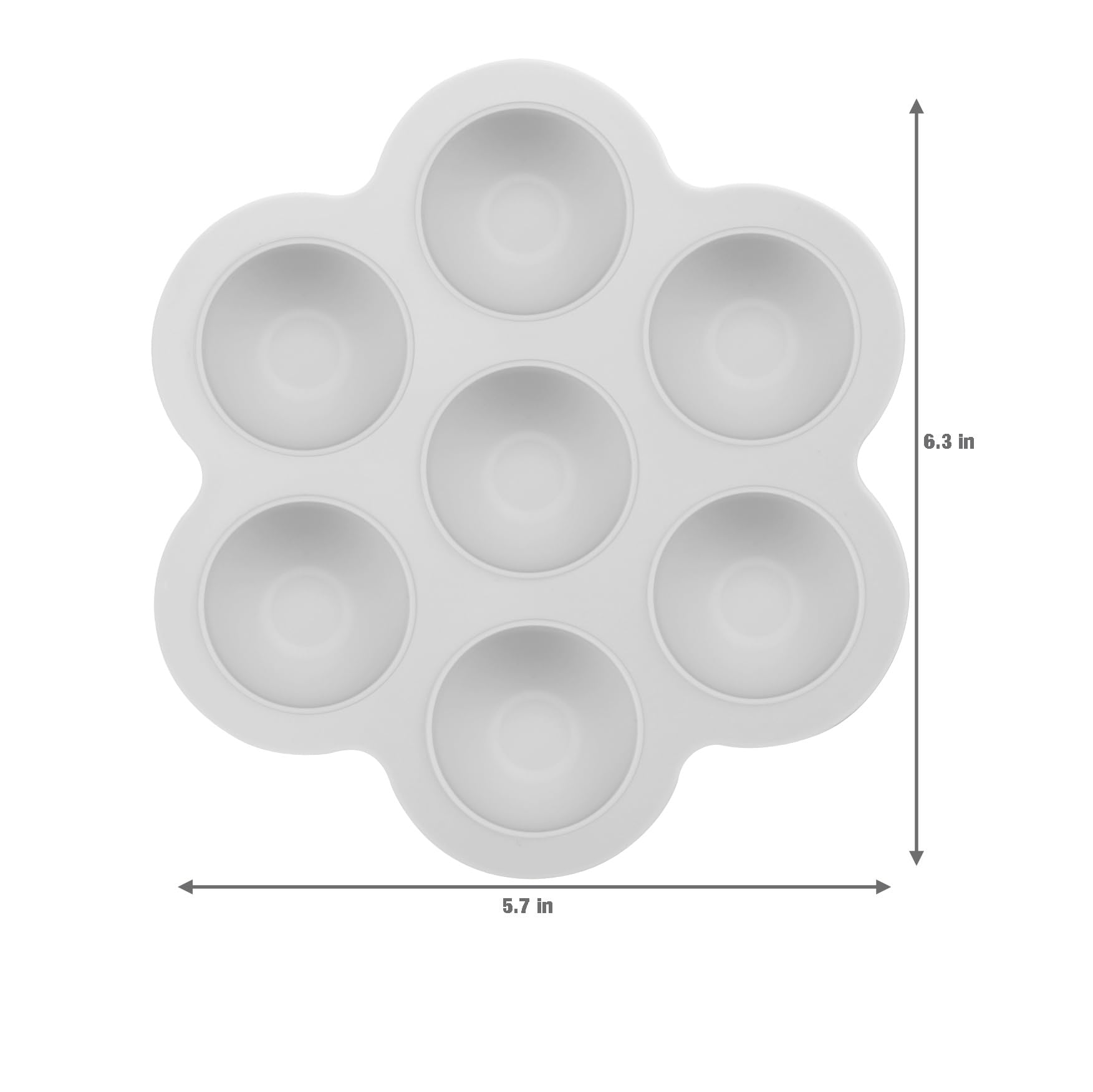 PandaEar 2 Pezzi Vaschette Silicone Alimenti per Bambini con Coperchi Stampo Congelatore