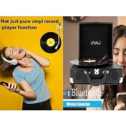 Tourne-Disque sans Fil Portable avec Haut-parleurs intégrés, Platine Vinyle Classique, Platine Vinyle Vintage à 3… - Les Beatles, Paul McCartney, John Lennon, RIngo Starr, George Harrison Tourne-Disque sans Fil Portable avec Haut-parleurs intégrés, Platine Vinyle Classique, Platine Vinyle Vintage à 3… – Image 5
