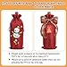 Shintop 10pcs Jute Wine Bags, 13.4 x 5.9 inches Hessian Bottle Gift Bags with Drawstring for Wedding Christmas Wine Tasting Party Favors(Red)