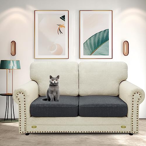CHELZEN Stretch Sofa Seat Cushion Cover, Fitted Sofa Cushion Slipcovers, Couch Cushion Covers - Image 2