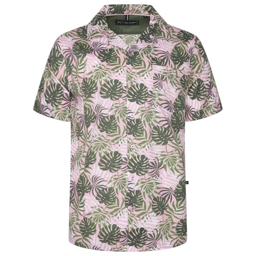 Chemise hawaïenne homme manches courtes grand vêtement été léger taille 2XL à 8XL