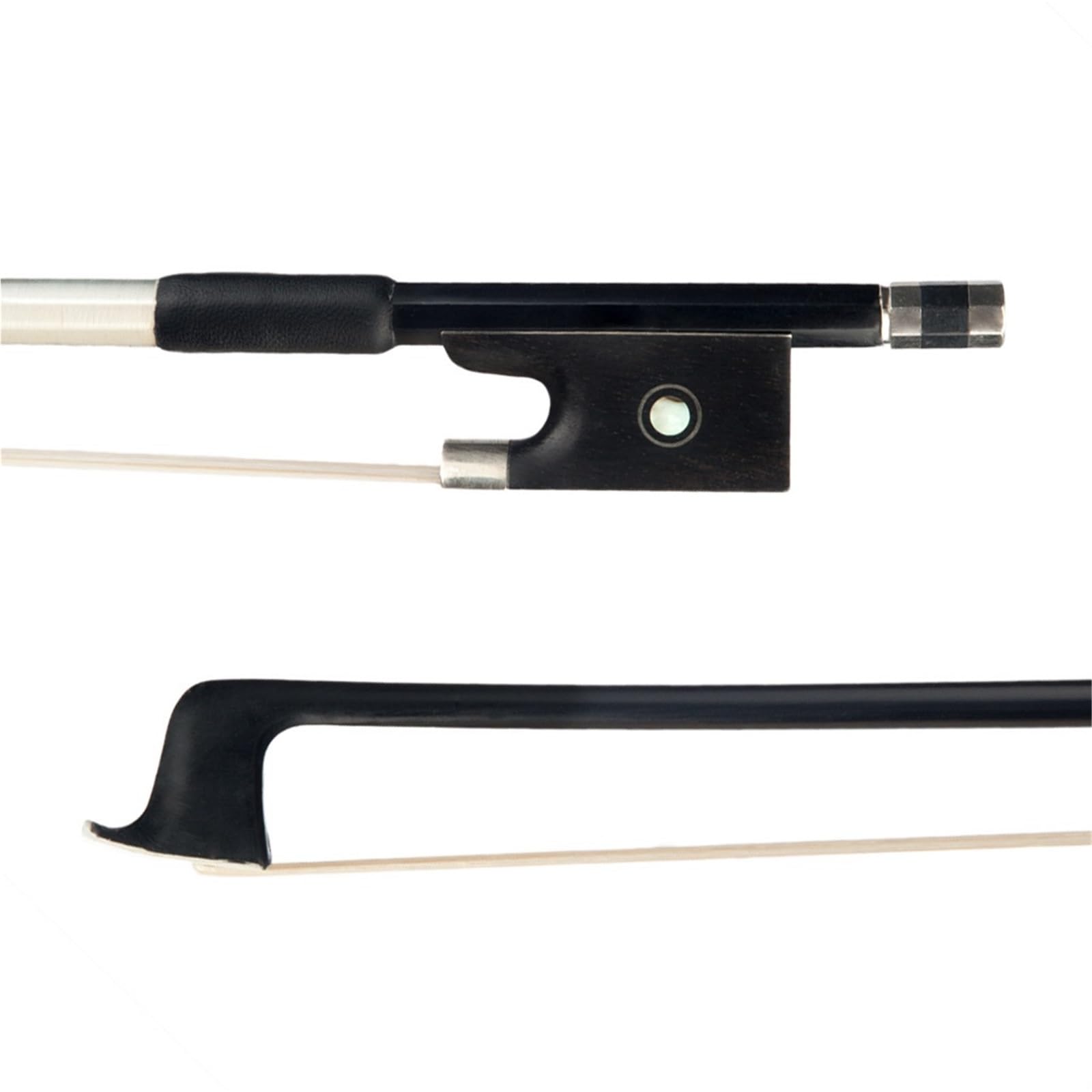 Arcos De Violín Para Principiantes Arco De Violín Profesional Fibra Carbono Negro(1-2)