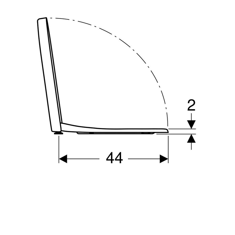 Keramag 573075000 - Asiento para inodoro color blanco